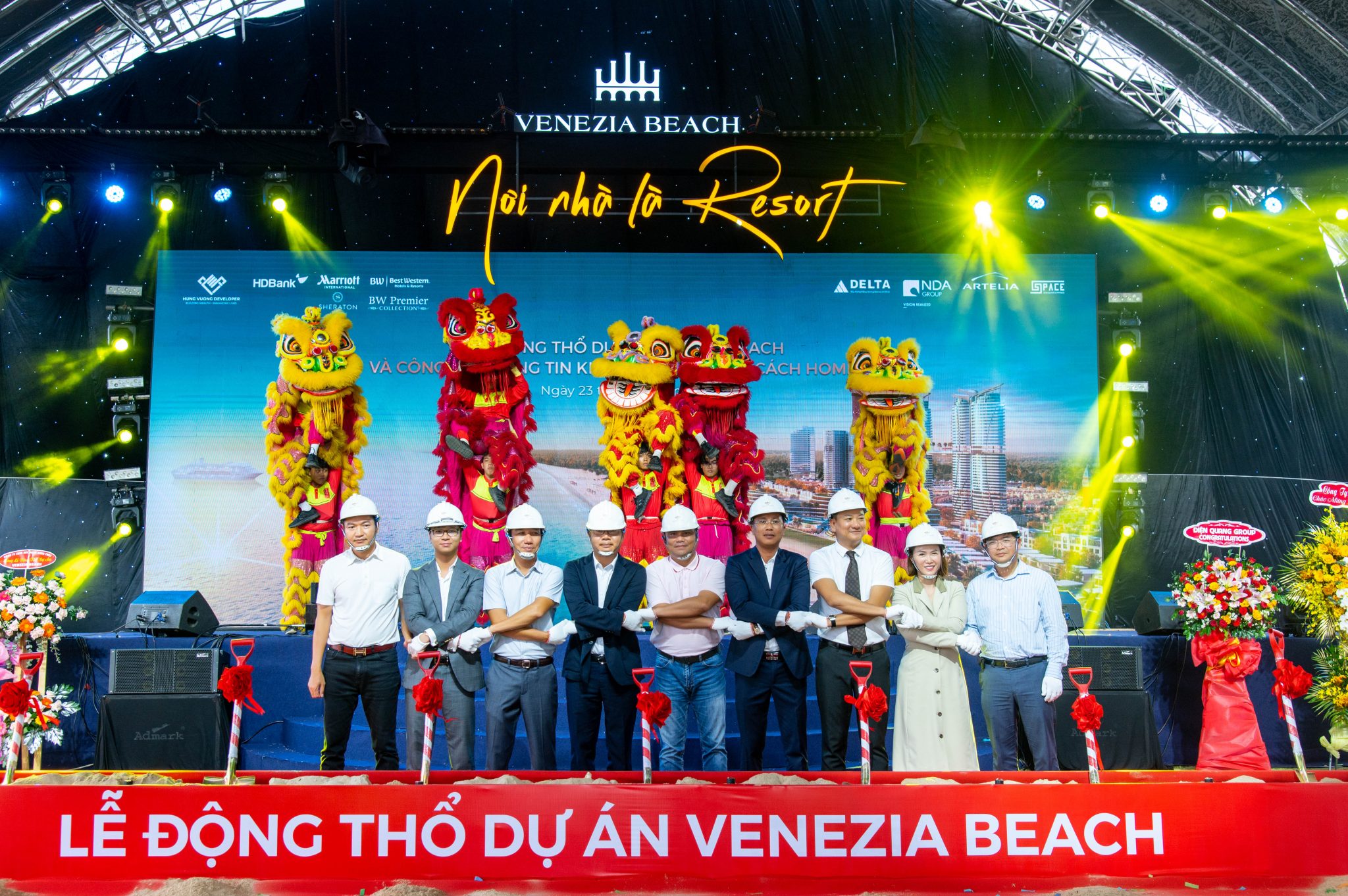 VENEZIA BEACH: HƠN 700 KHÁCH HÀNG THAM DỰ SỰ KIỆN LỄ ĐỘNG THỔ & CÔNG BỐ THÔNG TIN TÒA CĂN HỘ KHÁCH SẠN