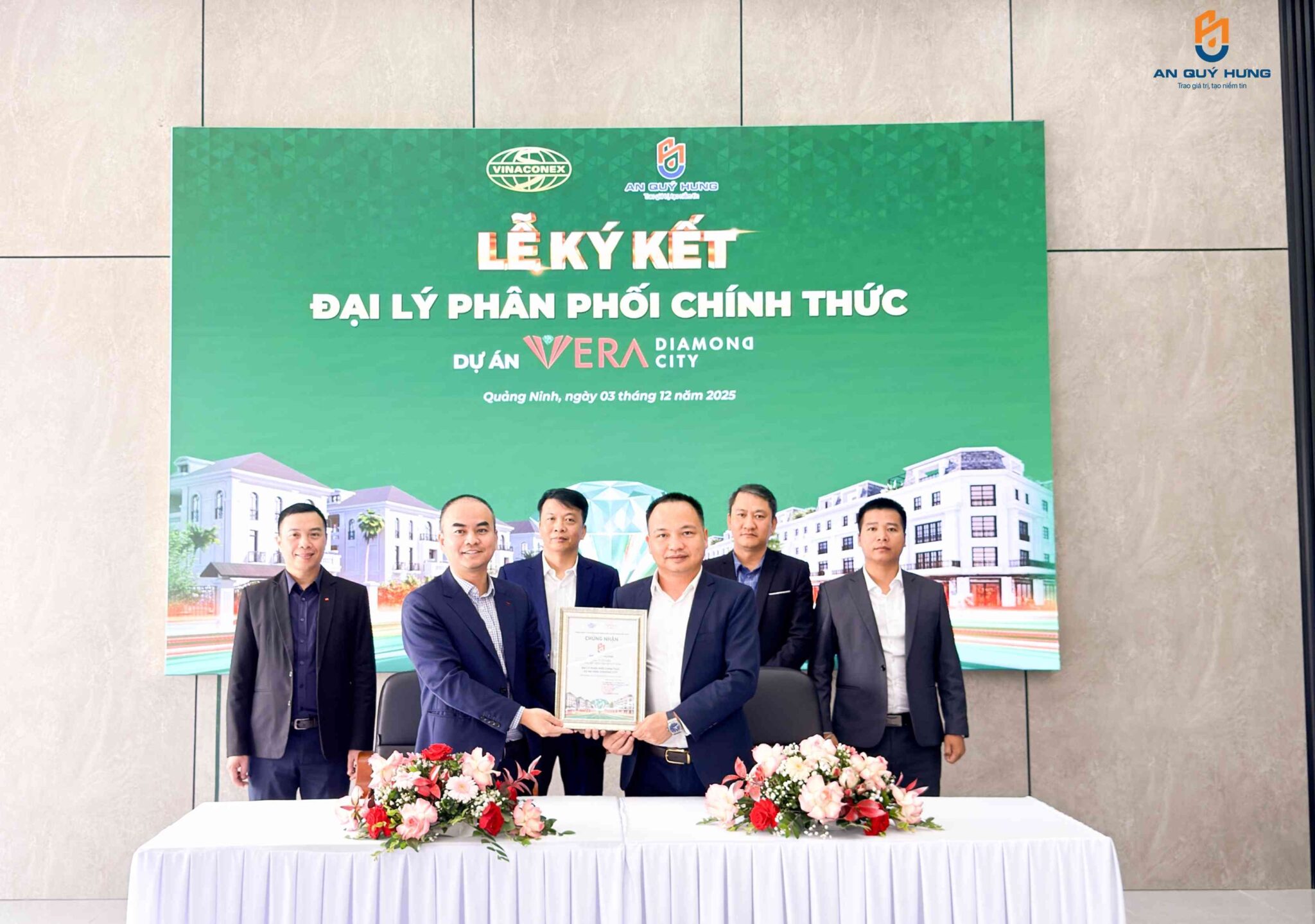 AN QUÝ HƯNG CHÍNH THỨC TRỞ THÀNH ĐẠI LÝ F1 DỰ ÁN VERA DIAMOND CITY MÓNG CÁI – TỌA ĐỘ KIM CƯƠNG ĐẦU TƯ CỬA KHẨU